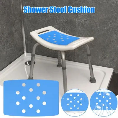 Non-slip Bath Chair Cushion Elderly Bath Tub Aid Seat Bathroom Bath Chair Shower Stool Seat Cushion Safe EVA Foam Seat Cushion