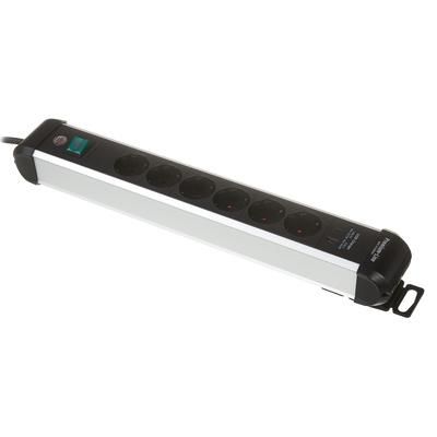 Brennenstuhl Premium Alu Line 6-Way USB 3m