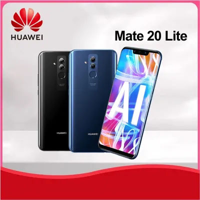 Huawei Mate 20 Lite Smartphone,6.3 inch,4+64GB ROM,20+24MP,Mobile phones Android,Google Play Store,Dual SIM,4G Cellphones