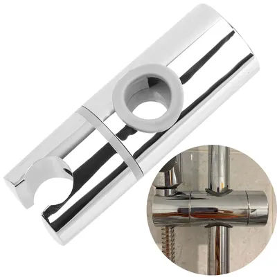 Bathroom Accessories ABS Shower Slide Rail Bar Holder Universal Adjustable Clamp Shower Head Holder Bracket Home Replacement