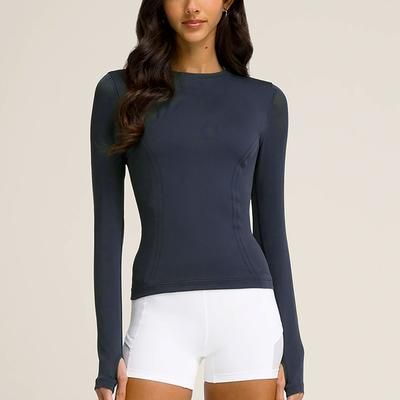 Wilson Pro Seamless Long Sleeve Women's Tennis Apparel Classic Navy