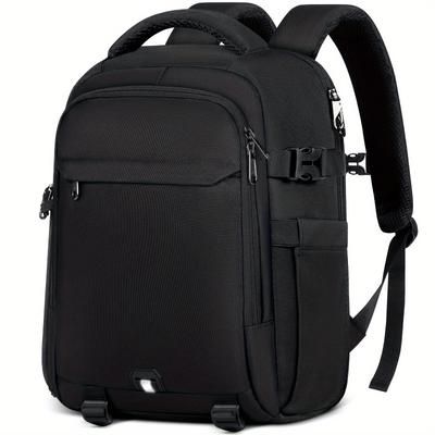 TEMU Nubily Camera Backpack Camera Bag For Photographers Dslr Slr Mirrorless Camera Cases With Laptop Compartment Fits 14 Inch Laptop, Anti Theft Backpack, Black