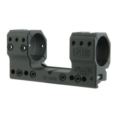 Spuhr 34mm H34mm 0MIL/0MOA Quick Detachable Rifle Scope Mount Black QDP-4006