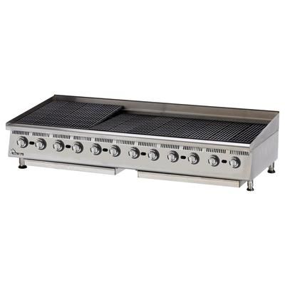 Star 8072CBB LP 72" Ultra-Max Gas Charbroiler w/ Cast Iron Grates - Liquid Propane, Stainless Steel, Gas Type: LP