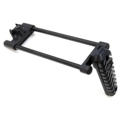 A3 Industries Universal Picatinny Mount - Modular Telescoping Stock w/Magpul 2 Rubber Buttpad Black 8.75in MTS-PIC-8.75-BP4
