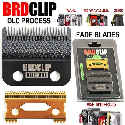 BRDCLIP 808E Professional Electric Hair Clipper Replacement Blade DLC Blade for BRD-106 M10 M5 Kulilang R77F VGR V003 WMARK X1