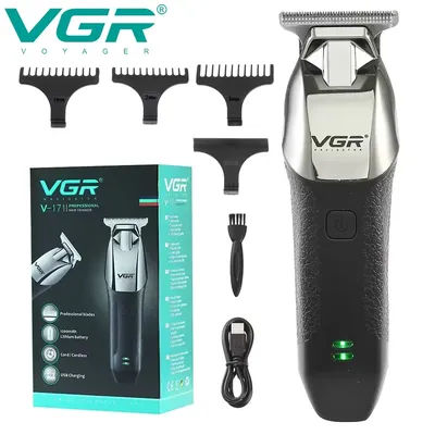 VGR Men's Hair Trimmer Hair Cutting Machine Cordless Profesional Hair Clipper Rechargeable Haircut Trimer Barber Machine V-171