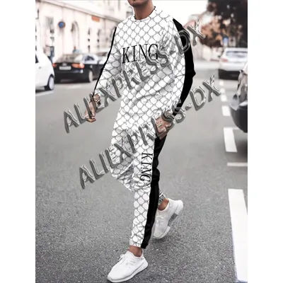 New Men's Suit Shorts T-Shirt Suit Clothing Sports Suit 3D Printing Quick Drying Sweat Absorption Running Suit Men Clothing