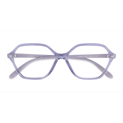 Female s geometric Purple Eco Friendly,Plastic Prescription eyeglasses - Eyebuydirect s Vogue Eyewear VO5622