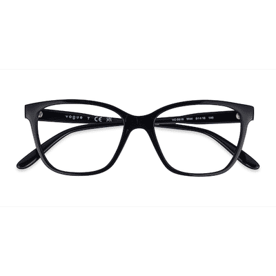 Female s square Black Plastic Prescription eyeglasses - Eyebuydirect s Vogue Eyewear VO5518