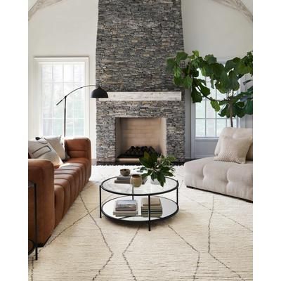 Plaridel 20" Square Modern Pillow plush Wool Burnt Orange/Cream/Gray/Light Beige Throw Pillow - Boutique Rugs