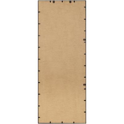 Cersosimo 62"H x 24"W x 1"D Modern Black Full Length Mirror - Boutique Rugs