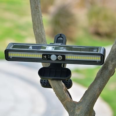 TEMU Outdoor Solar Lights With White Light And Motion Sensor, Featuring 3 Automatic , Suitable For Garden Corridors And Courtyards.