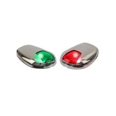 Sea-Dog Side Mount LED Navigation Port / Starboard Lights 2 NM Stainless Steel 400079-1