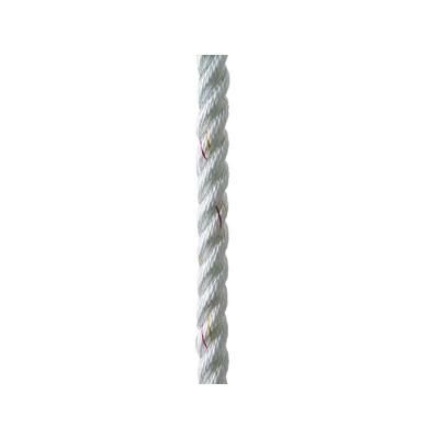 New England Ropes 5/8" X 25' Premium Nylon 3 Strand Dock Line - White w/Tracer C6050-20-00025