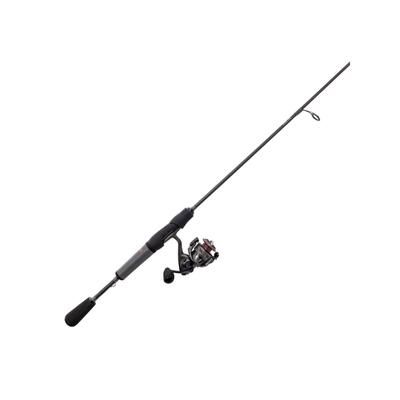 Lew's Speed Spin CRX Spinning Reel and Rod Combo 6ft 1-PC HM40 Graphite Rod Light Fast SZ 100 Reel 9+1 Bearings 5.2-1 Ratio Speed Gears Gray/Black/Red