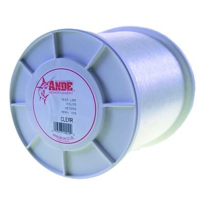 Ande Line Premium Mono Line 2lb Spool 30lb 3200yd Clear A2-30C