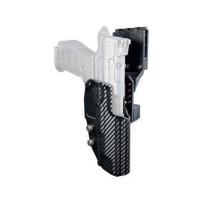 Black Scorpion Outdoor Gear Pro Competition OWB Holster Walther Q5 Match SF Right Hand Carbon Fiber HC04-USPSA-WALTHERSFCFRH