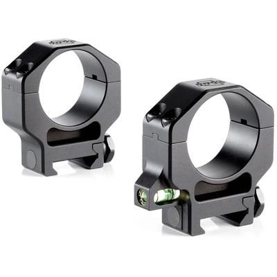 Ruff's Precision Manufacturing Precision Co-Linear Bubble Level 34mm Riflescope Ring High - 1.25'' Set of 2 Black CLR-34125