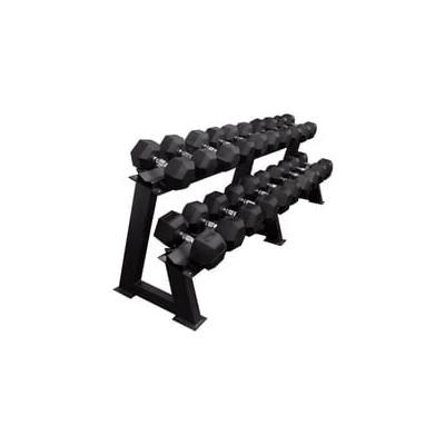 55-100 Lb. Dumbbell Set w/Storage Rack - 1550 lbs. Total