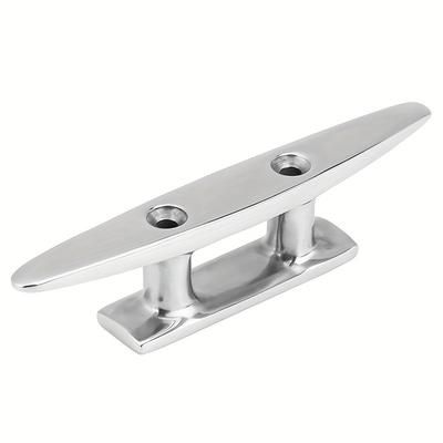 TEMU 1pc Boat Mooring Cleats, Yacht Hardware Accessories, Connecting Cable Bolts, Sheep Horns Marine Boat Deck Rope Cleats, Dock Cleats, Boat Accessories