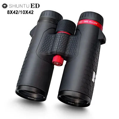Shuntu ED Glass 8x42/10x42 Binoculars Professional SMC IPX7 Waterproof With Clear Low Light Vision Telescope for Bird Watching