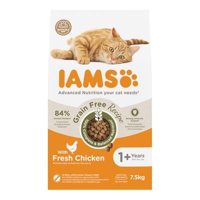 7.5kg Chicken Grain-Free Advanced Nutrition IAMS Dry Cat Food