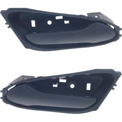 Replacement Interior Door Handle Textured Black, Front or Rear, Driver & Passenger Side, 1-year unlimited-mileage warranty SET-RC46210003
