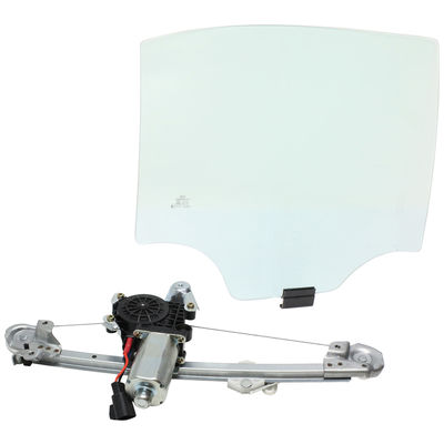 JC Whitney Door Glass, Rear, Passenger Side, 1-year unlimited-mileage warranty KIT-J062917-17