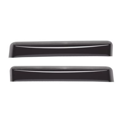 Weathertech Window Visor ABS Plastic Dark Smoke In-Channel Mount Type Side Deflectors, Rear, Driver & Passenger Side, 81942IM