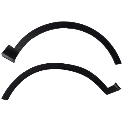 Replacement Fender Flares Plastic Textured, Front, Driver & Passenger Side, 1-year unlimited-mileage warranty SET-RK22130011Q