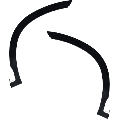 JC Whitney Fender Flares Plastic Textured Black, Front, Driver & Passenger Side, 1-year unlimited-mileage warranty SET-RH22130047