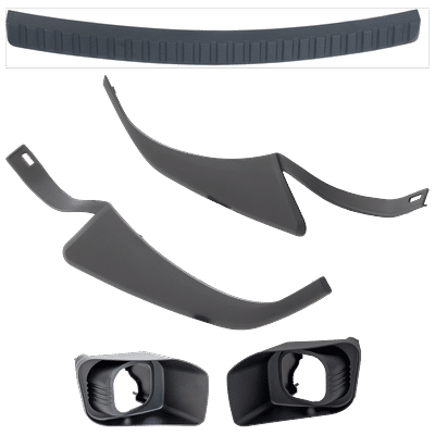 Replacement Bumper Trim, Front, Driver & Passenger Side, 1-year unlimited-mileage warranty KIT-122024-C06