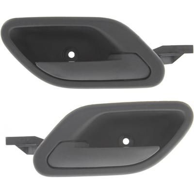 Replacement Interior Door Handle Textured Black, Front, Driver & Passenger Side, 1-year unlimited-mileage warranty SET-REPB462181