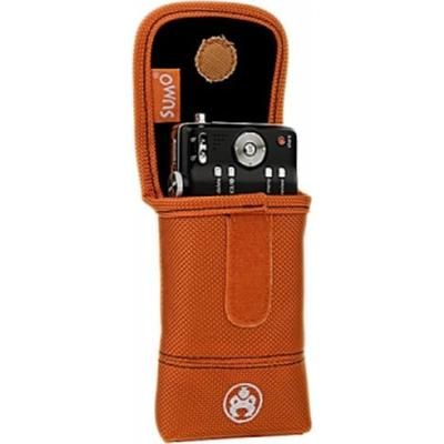 Mobile Edge Sumo Carrying Case (Flap) Ipod, Iphone, Digital Player, Cellular Phone, Camera - Orange - Denier Nylon, Ballistic Nylon - Belt Clip