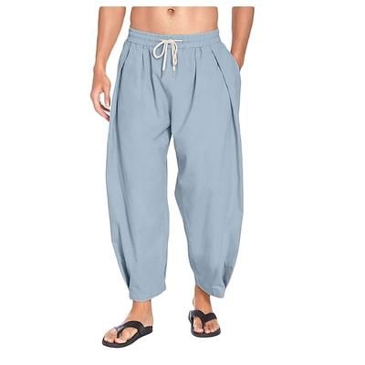 Medievale Rinascimento Lunghezza alla caviglia Pantaloni da pirata Pirata Vichingo Ranger Tinta unica Costume Per uomo Celtico Costumi da pirata Fantasia Halloween Carnevale Vacanza Festa / Sera LARP