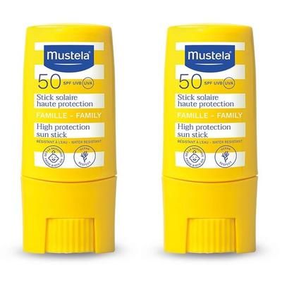 Mustela® Stick protezione solare alta Set da 2 2x9 ml