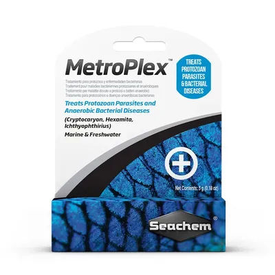 Metronidazole parasite saline solution