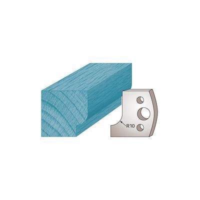 Diamwood Jeu de 2 fers profilés avec acier SP de haute qualité - Ht. 40 x 4 mm - Épaisseur 4 mm