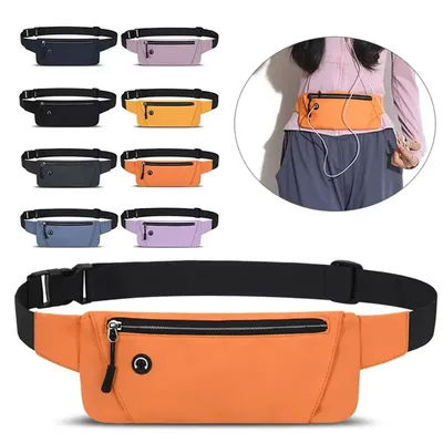 Running Waist Bag Sports Belt Pouch Mobile Phone Bag Men Women Waist Pack Lightweight Gym Sports Bag Waist Pack Adjustable Strap