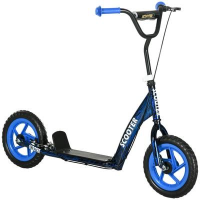 TEMU Homcom Kids Scooter With Adjustable Handlebar, Kick Scooter, Blue