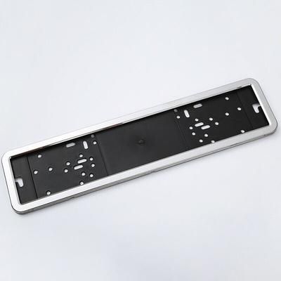 TEMU 2/1x Stainless Steel Number Plate Holder Surround For Any Car Uk
