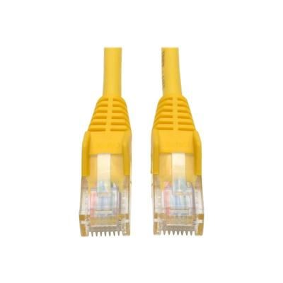 Eaton Tripp Lite Series Cat5E 350 Mhz Snagless Molded (Utp) Ethernet Cable (Rj45 M/m), Poe - Yellow, 1 Ft(0.31 M) - Patch Cable - Rj-45 (M) To Rj-45 (M) - 1 Ft - Utp - Cat 5E