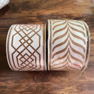 25 Meters Woven Jacquard Ribbon 8.5CM Wide Sewing Strap Trim For Bags Costume Curtain Accessories Sofa Furniture Decoration