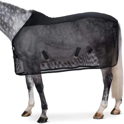 Caparison Protective Tear-Resistant Mesh Horse Fly Sheet Comfy Equine Summer Sheet Breathable and UV
