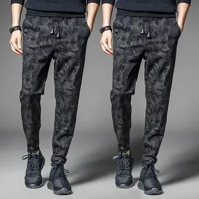 New Gyms Lanyard Men Women Sportwear Camouflage Jogger Baggy Harem Sweatpants Pants Slacks Trousers Legging Large Size M-5XL