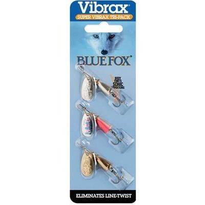 Blue Fox Super Vibrax Tri-Pack Inline Spinner - 0