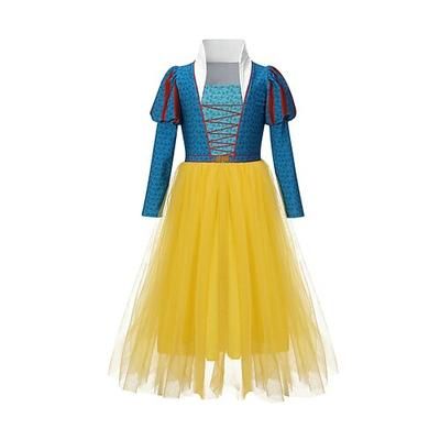 Fiaba Principessa Abito da damigella Costume per festa a tema Abiti in tulle Cosplay for Ragazze Bambini Carnevale Mascherata Settimana del libro Feste Sinfonia di storie