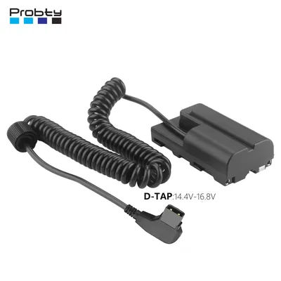 Câble d-tap vers batterie factice NP-F550 pour Sony NP-F Seires lumière LED Feelworld Atomos Ninja Shinobi moniteur pour batterie à montage en V