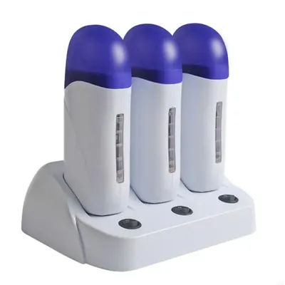 A0NC Roll-On Wax Heater Hair Removal Machine Electric Rolling Epilator Cartridge Hot Wax Depilatory Roller Easy Use